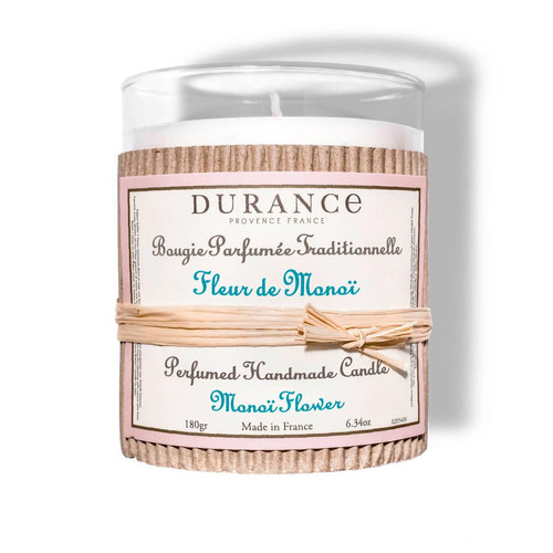 Durance - Bougie Traditionnelle DURANCE Parfum Fleur de Monoi SWANN - Bougies et parfums d'intérieur