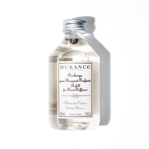 Durance - Recharge pour bouquet parfumé Fleur de Coton - Bougies et parfums d'intérieur