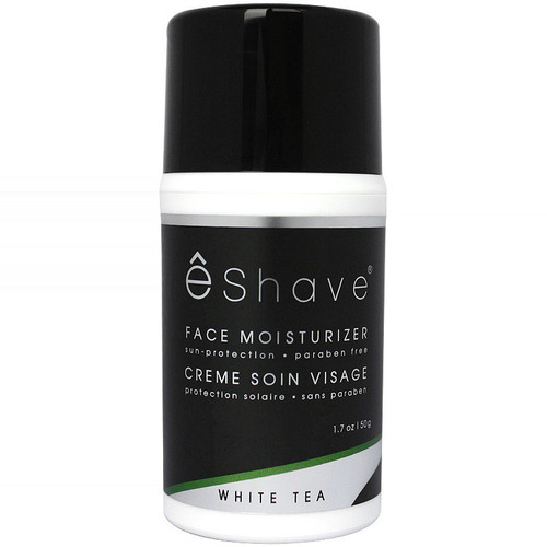 E Shave - FACE MOISTURIZER - Hydratant Visage Thé Blanc - Rasage et soins visage