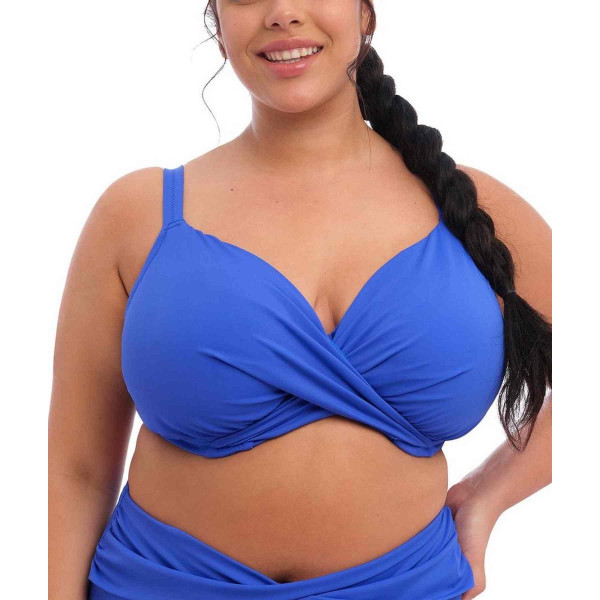 Haut de maillot de bain plongeant armatures - Bleu MAGNETIC en nylon Elomi bain Mode femme