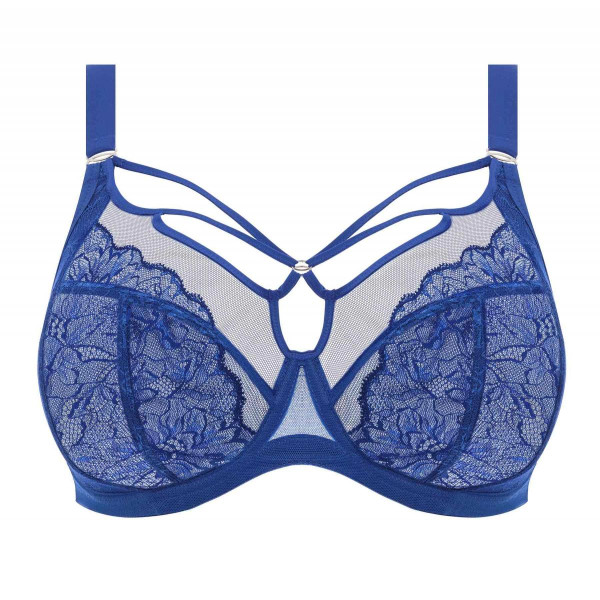 Soutien-gorge plongeant armatures à Dentelles Stretch Florale - Bleu - Elomi Elomi Mode femme