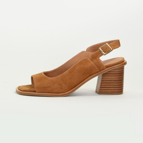 Emilie Karston - Sandales PSOUM en cuir marron - Les chaussures femme