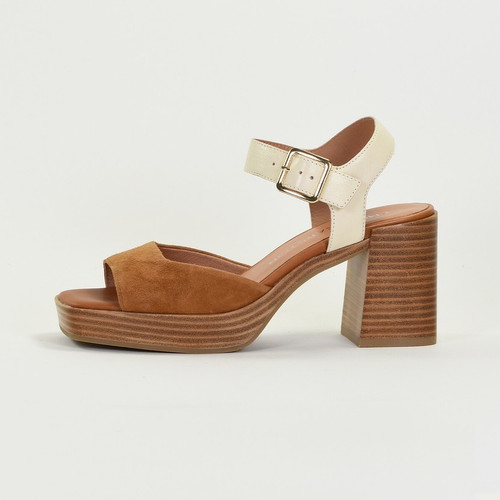 Emilie Karston - Sandales ROSALIE en cuir marron - Les chaussures femme