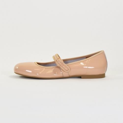 Emilie Karston - Ballerines JULIE en cuir rose - Les chaussures femme