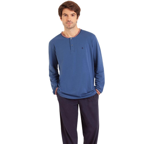 Eminence - Pyjama long col T homme Jersey - Promos homme