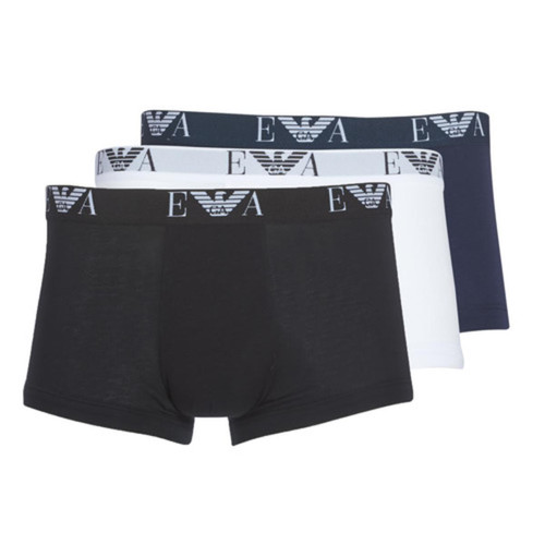 Emporio Armani Underwear - Lot de 3 boxers en coton stretch - Emporio Armani Underwear - La mode homme haut de gamme