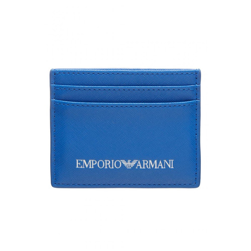 Emporio Armani Maroquinerie - Porte cartes bleu - Petite maroquinerie