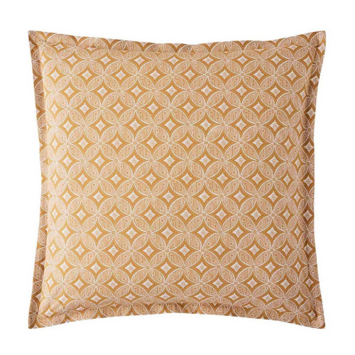 Essix - Taie d'oreiller carré en coton, Batik - Taies d oreillers traversins jaune