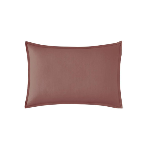 Essix - Taie d'oreiller en percale de coton - Linge de lit rose