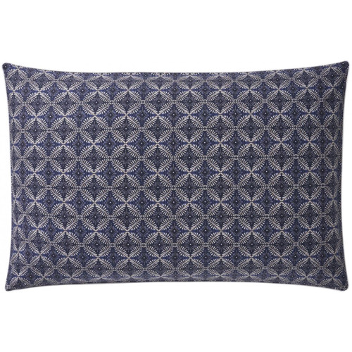 Essix - Taie D'oreiller Imprimée En Percale De Coton, Atlas Bleu Nuit - ESSIX - Essix linge de maison