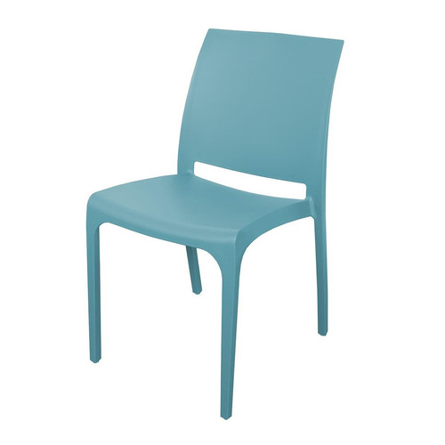 Factory - Chaise De Jardin Uni Turquoise Spirit Garden LOUISE - Chaise de jardin