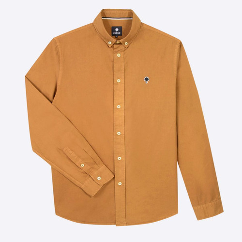 Faguo - Chemise Orange IVOY - Promos chemises homme