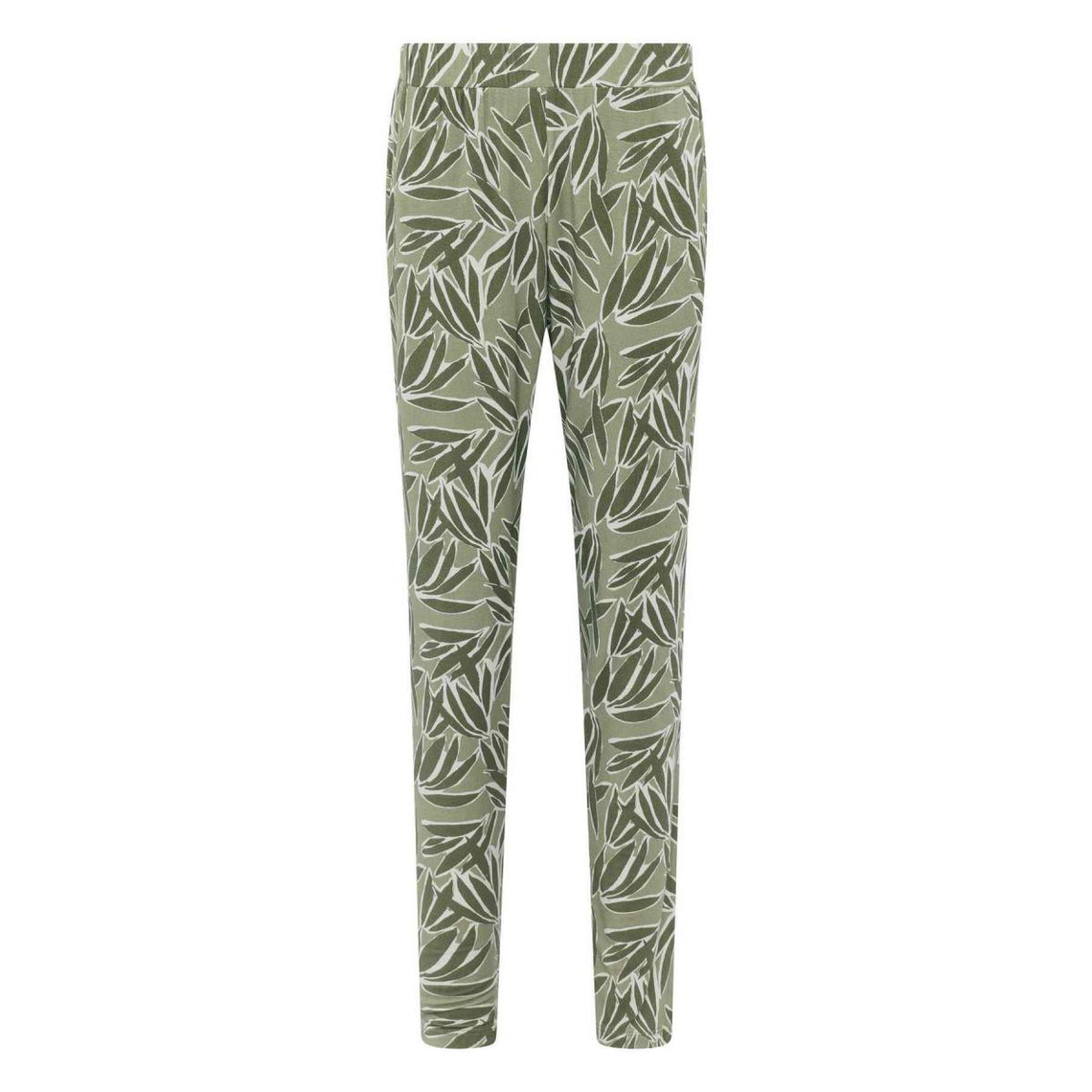 bas de pyjama - pantalon - vert chantelle en coton modal