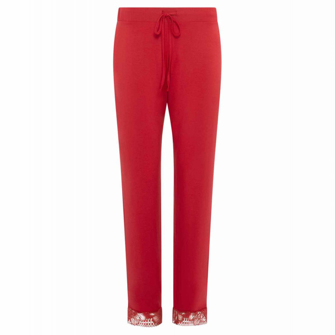 pantalon pyjama rouge femilet en coton modal