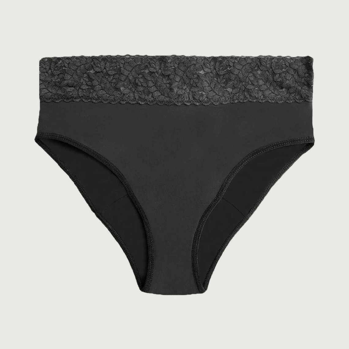 Culotte Menstruelle flux moyen Flux Undies noir en coton