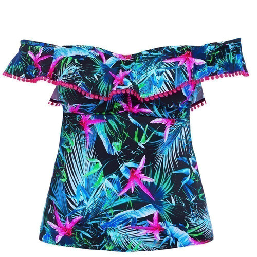 Freya maillot - Tankini armatures Freya Maillots JUNGLE FLOWER black tropical - Les maillots de bain Freya maillot