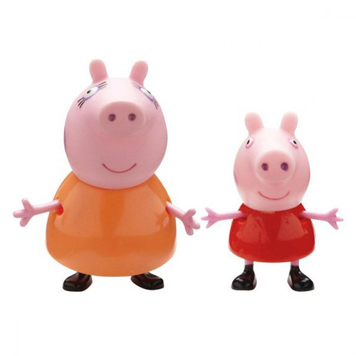 Giochi Preziosi - Figurines Peppa Pig : George et Papa Pig - Véhicules et figurines