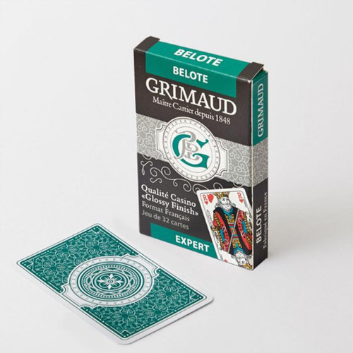 Grimaud - Jeu de 32 cartes Grimaud expert belote avec étui en carton - La mode enfant