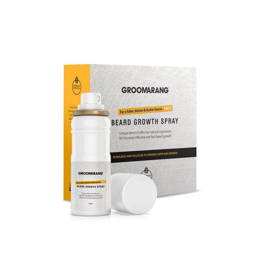Groomarang - Spray naturel accélérateur de pousse pour barbe - cosmetique groomarang