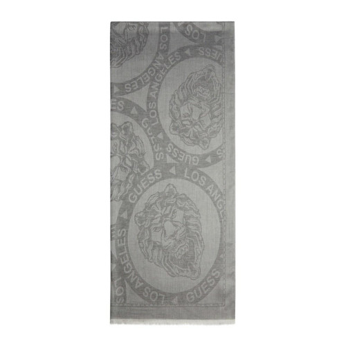 Guess Maroquinerie - Foulard  gris homme Jacquard 80X185 - Guess 