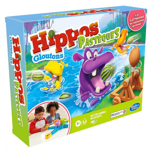 Hasbro Gaming - Jeu de société Hippos Gloutons Pastèques 