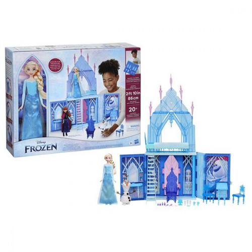 Hasbro - Disney La Reine des neiges 2 : Palais de glace d'Elsa avec poupées Elsa et Olaf 
