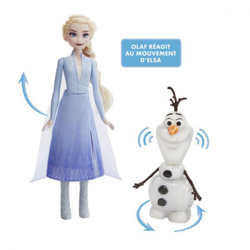 Hasbro - Figurines Olaf et Elsa La Reine des Neiges 2 - Figurines