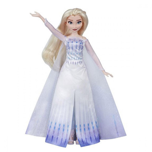 Hasbro - La Reine des Neiges : Poupée Elsa chantante en tenue de Reine 