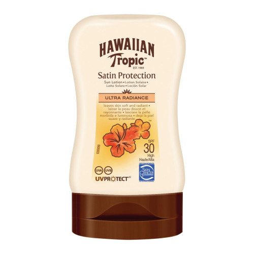 Hawaiian Tropic - Mini Lotion Protection Solaire Satin - Format voyage SPF 30 - Beauté Femme