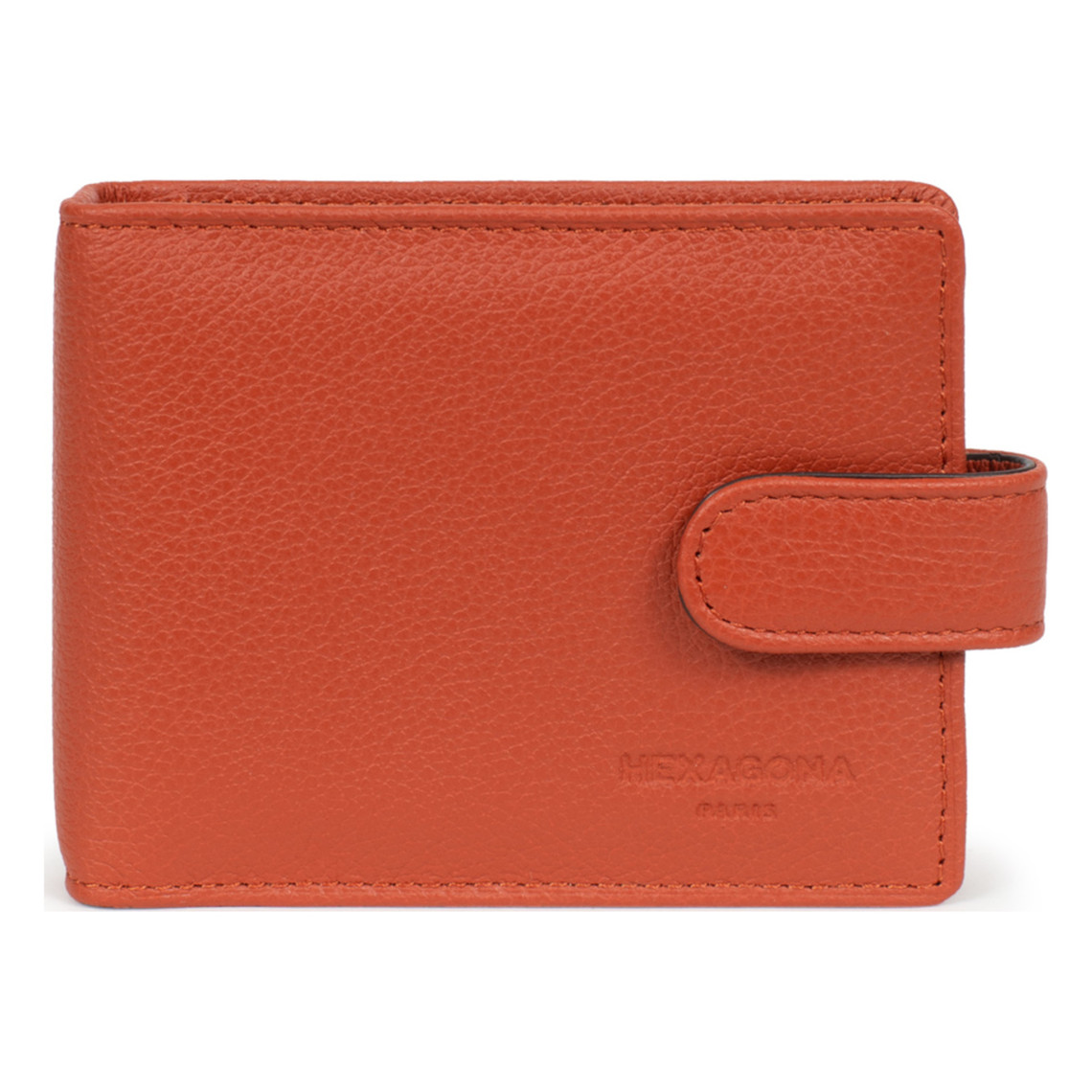 porte-cartes cuir confort orange kurt