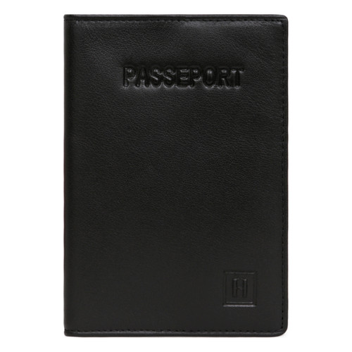 Hexagona - Porte-passeport - 1 volet - Cuir de vachette - Accessoires mode & petites maroquineries homme