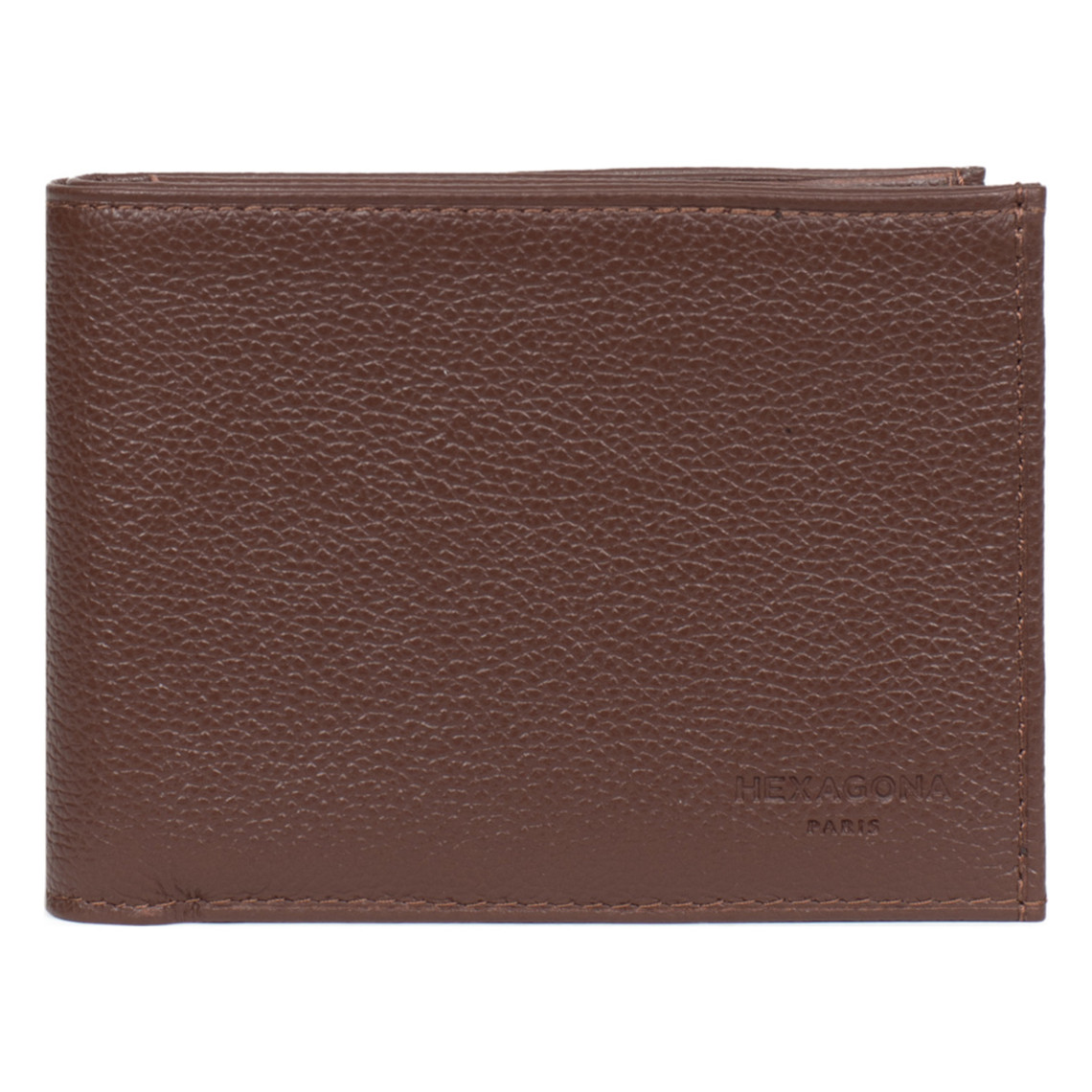 Portefeuille italien Cuir CONFORT Chocolat Ruby