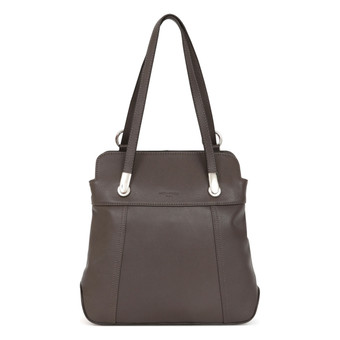 Sac transformable Cuir CONFORT Taupe Quin