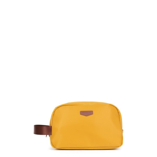 Hexagona - Trousse de toilette jaune - Sac, ceinture, porte-feuille femme