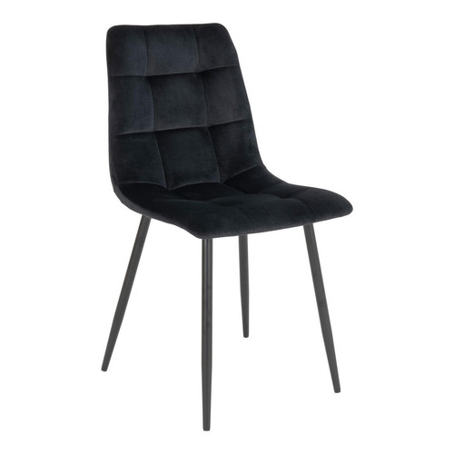 House Nordic - Chaise en Acier MIDDELFART Noir - Chaise Design