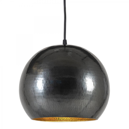 House Nordic - Lampe Boule ALBI Gris Foncé Grand Format - Lampe Design