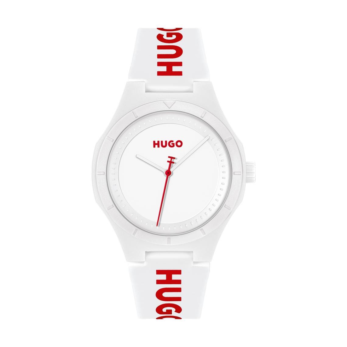 Montre Homme Hugo #Litforhim - 1530345 Bracelet Silicone Blanc