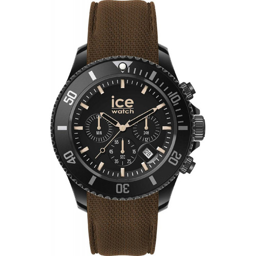 Ice-Watch - Montre ICE chrono black brown avec bracelet en silicone - Ice-Watch Montres