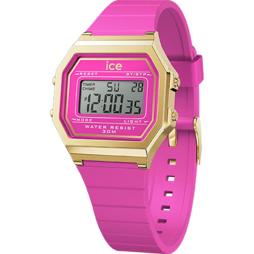 Montre Femme Ice-Watch ICE digit retro -  Barbie pink  - Small - 022527 Rose Ice-Watch Mode femme