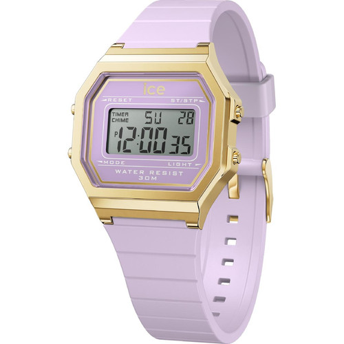 Montre Femme Ice-Watch ICE digit retro - Lavender petal - Small - 022061 Violet Ice-Watch Mode femme