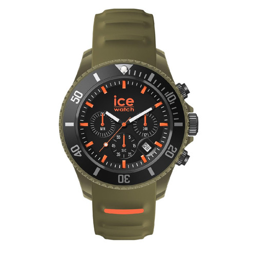 Montre Homme Ice-Watch ICE chrono - Khaki orange - Medium - CH - 021427 Kaki Ice-Watch LES ESSENTIELS HOMME