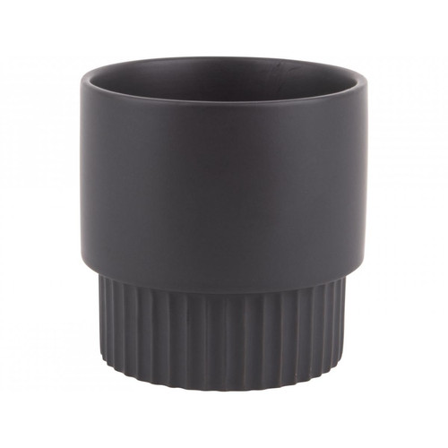 3S. x Home - Cache-Pot Medium Noir Mat - Promo Objets Déco Design