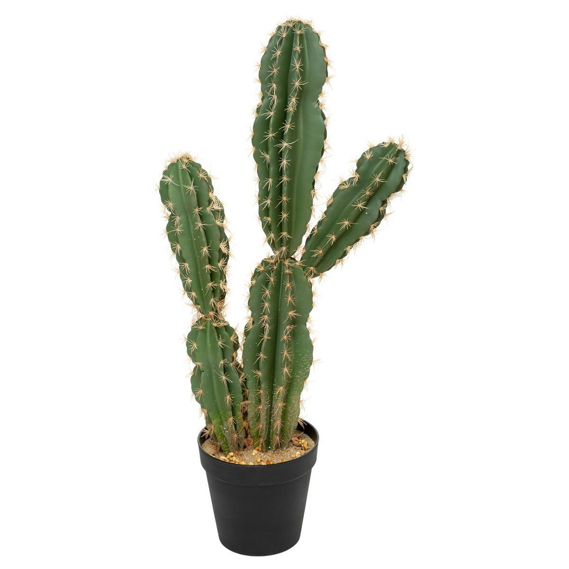 Art plante cactus en pot Vert 28 cm 