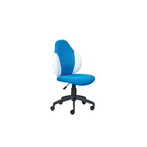 3S. x Home - Chaise De Bureau Enfant JESSI Bleu/Blanc - Chaise De Bureau Design