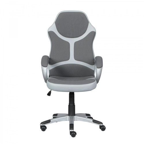 3S. x Home - Chaise de Bureau Gris Clair Anthracite PHYSIS - Chaise De Bureau Design