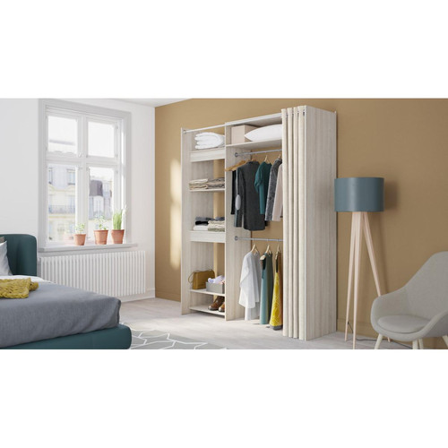 Dressing Placard Extensible + Rideau Odeon Armoire