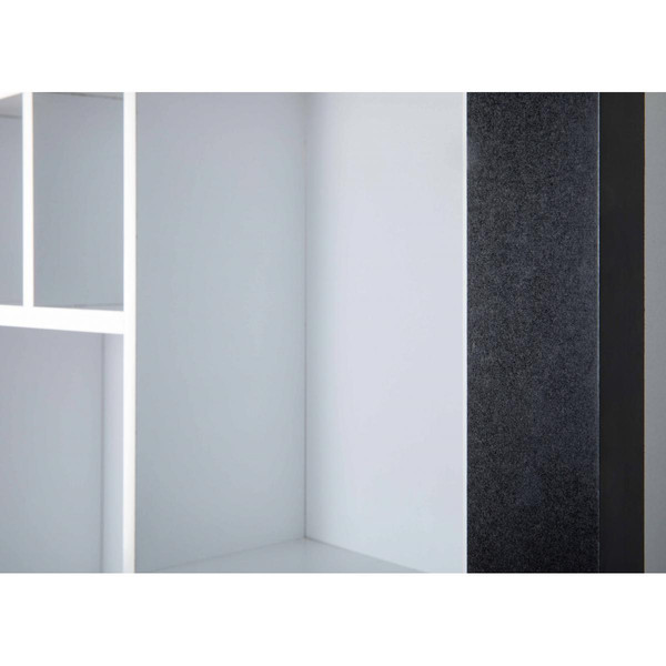 Etagère Murale Quarium Noir Et Blanc Noir 3S. x Home Meuble & Déco
