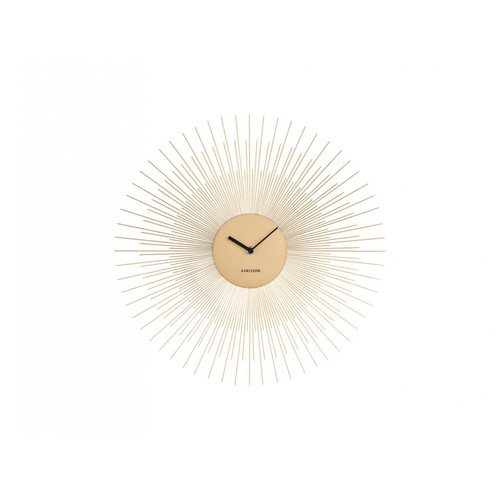 3S. x Home - Horloge PEONY Métal Doré - Horloges