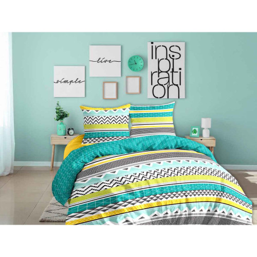 Une nuit douce - Parure GRAPHICMIX Multicolore - Parures de lit imprimees