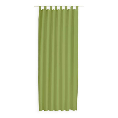 Today - Rideau à Pattes 140 x 260 cm Polyester Uni Bambou - Rideaux, voilages